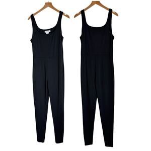 House of Harlow 1960 All Day Contour Sleeveless‎ Black Jumpsuit Women’s Large